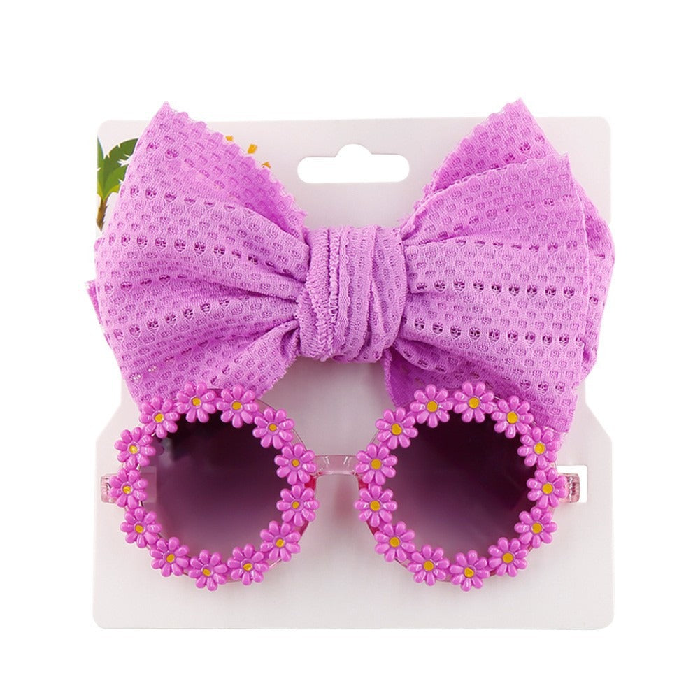 Babygirl -  Fashion Glasses & Baby Headband Set