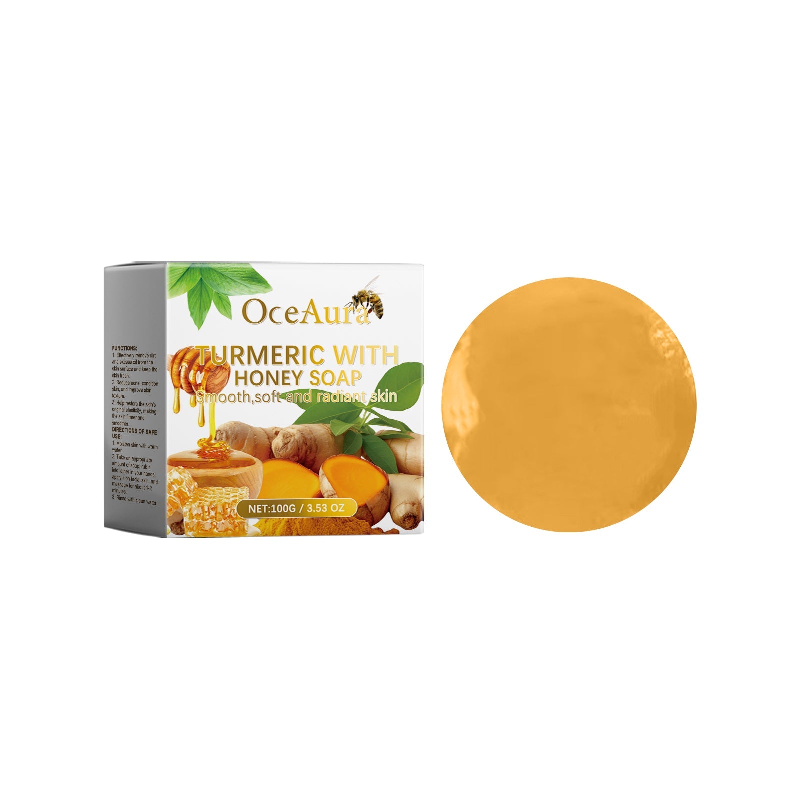 OceAura - Turmeric with Honey Soap