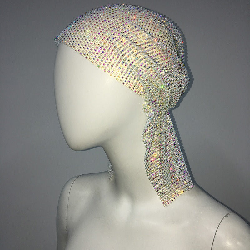 Rhinestone - Mesh Elastic Headband