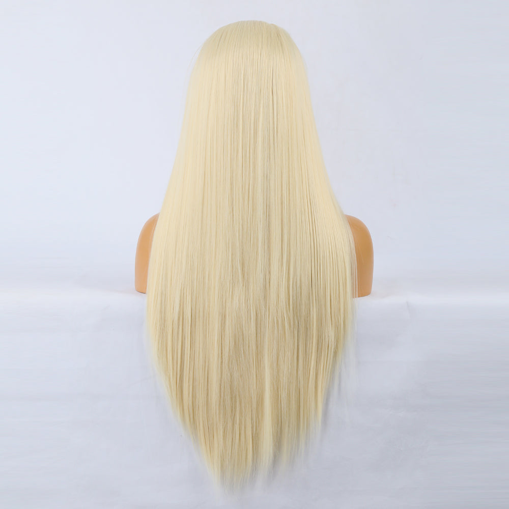 Blonde - Goddess Wig Natural Realistic Chemical Fiber Front Lace 14”-26”