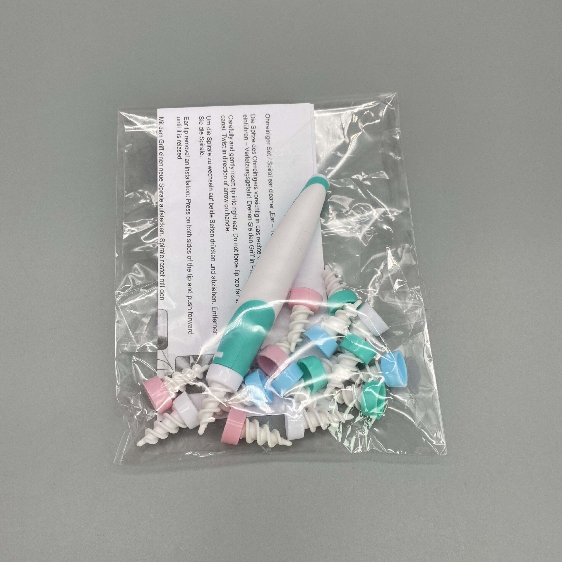 Spiral Ear Wax Removal Kit - 16 Tips