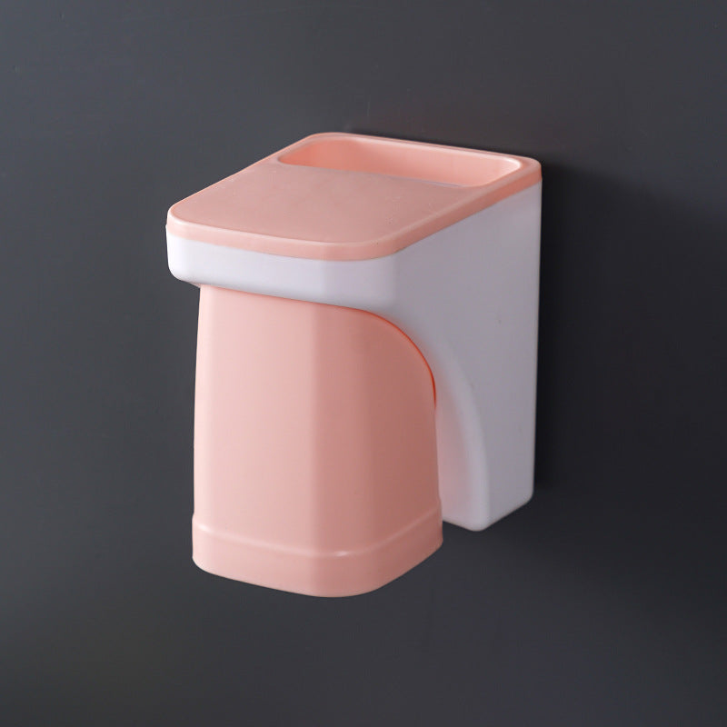 Toothbrush Holder - Mounted Toothbrush & Cup Holder