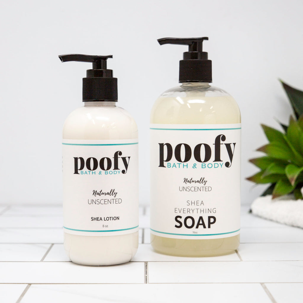 Poofy Organics - Naturally Unscented SHEA Everything Soap