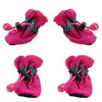 Pet Shoes - 4 Piece Pet Shoes Anti-slip Pet Booties