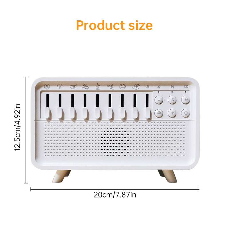 Radiohead - 8 Adjustable White Noise Aromatherapy Diffuser with Night Light, Bluetooth Speaker & Remote