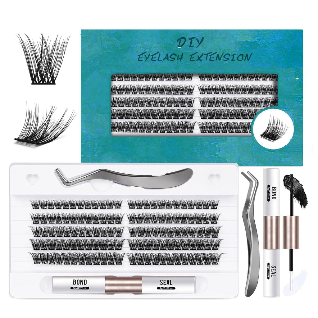 Natural looks 120 Clusters False Eyelash DIY Eye Lash Extension Kit