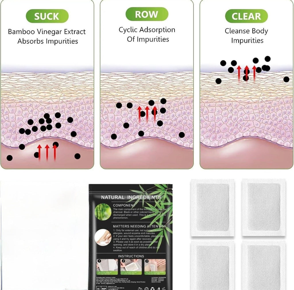 Autozava - 2 In 1 Deep Cleaning Foot Patches