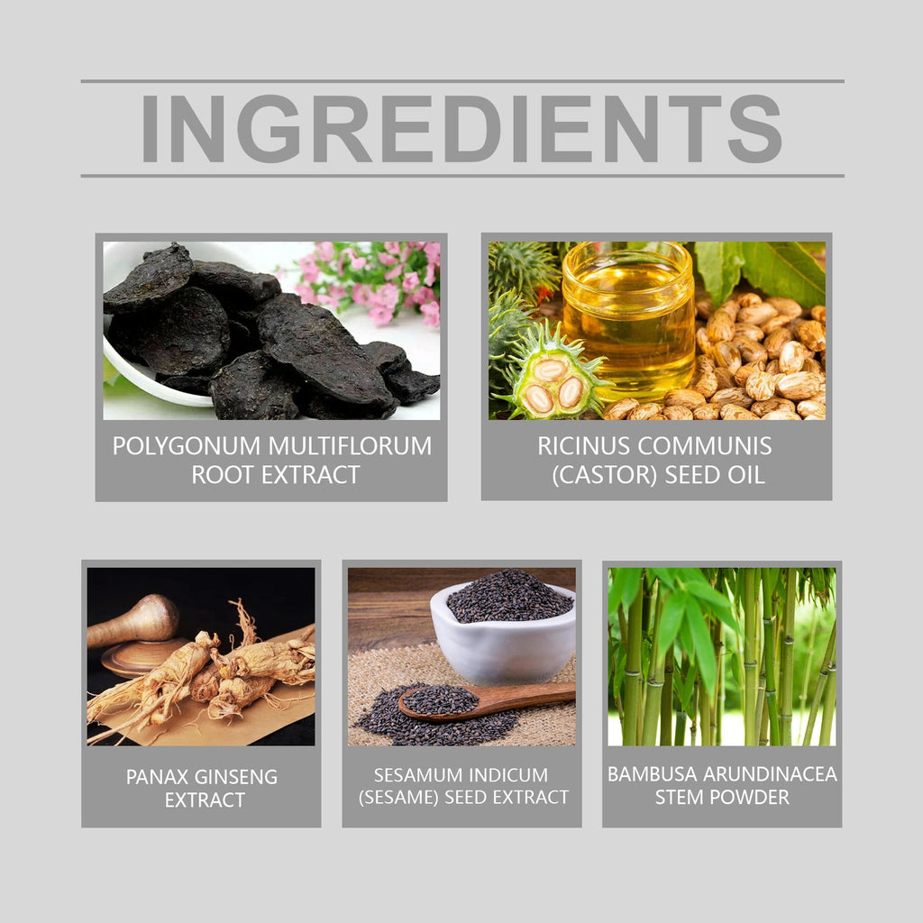 East Moon - Men's Bamboo Charcoal Black Solid Hair Soap