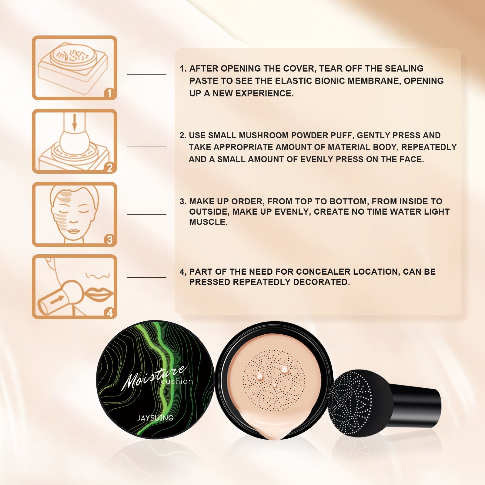 Jaysuing - Mushroom Head Air Cushion CC Cream