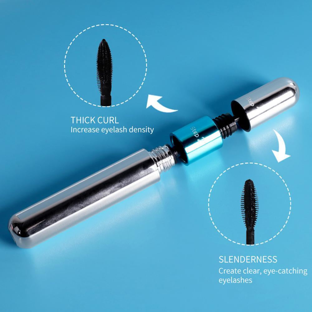 Vibely - 2 in 1 Double Ended 4D Silk Fiber Mascara Waterproof