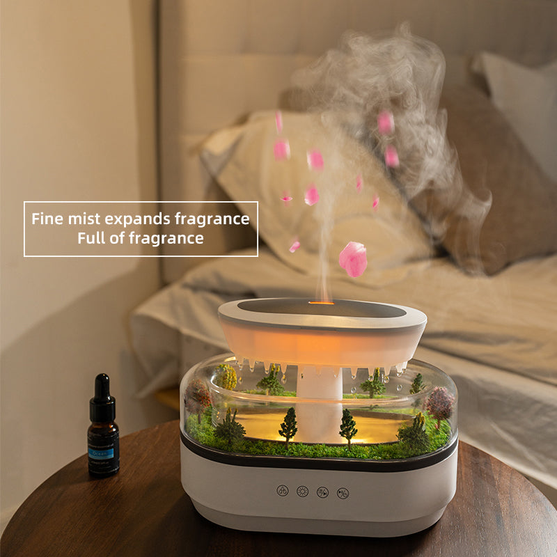 Raindrop Forrest - White Noise Humidifier & Aromatherapy Diffuser