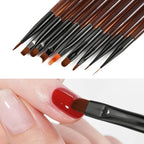9PCS UV Gel Nail Brush Set
