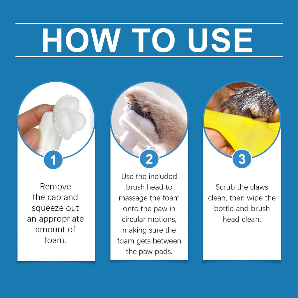 Yegbong - Foaming Pet Paw Cleaner Deep Wash For Dogs And Cats Soles
