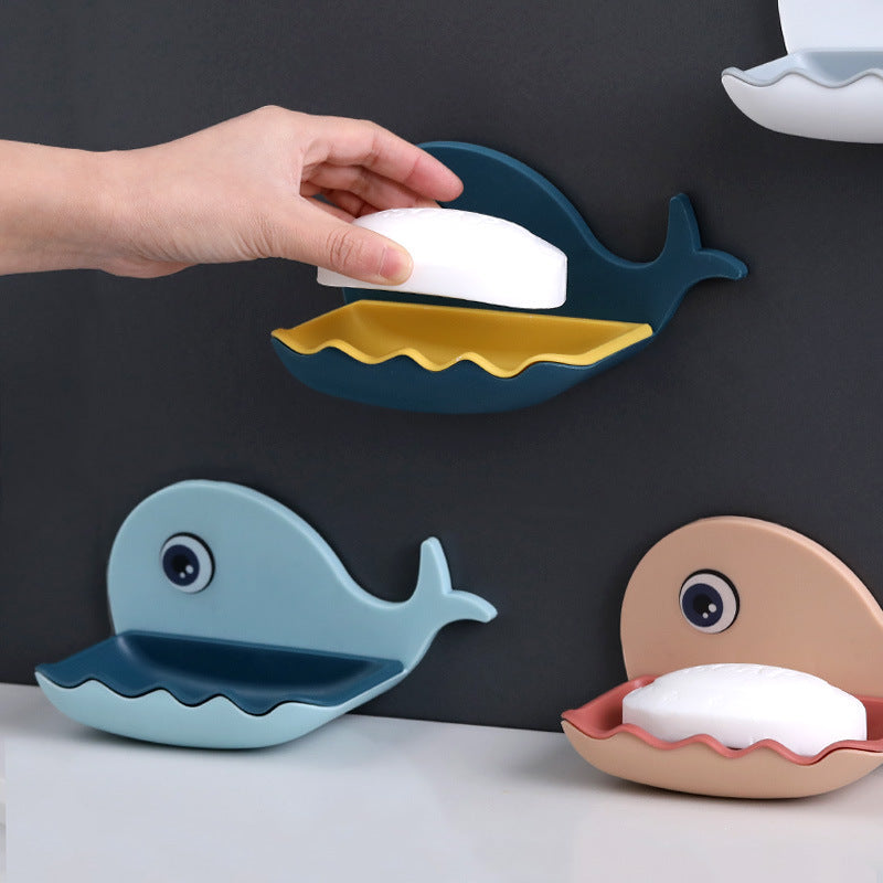 Whale - Free Punch Wall Mounted Soap Rack