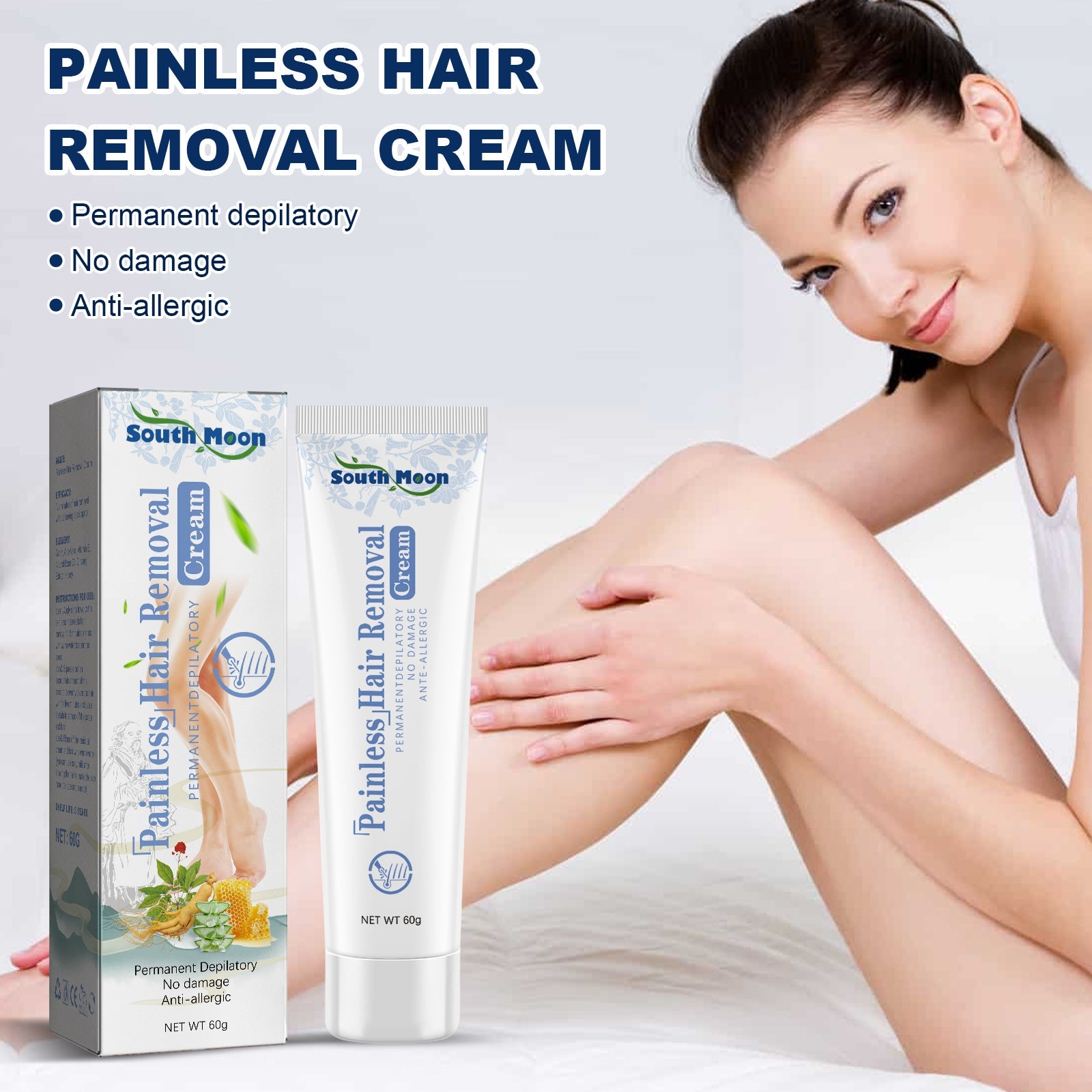 South Moon - Painless Hair Removal Cream