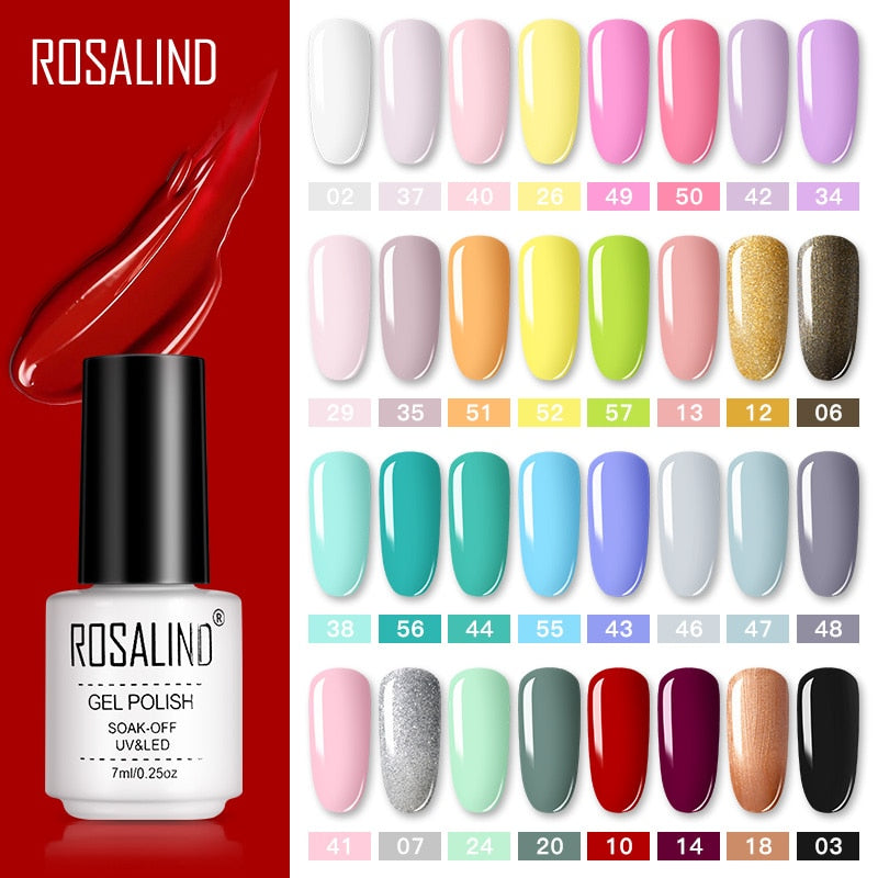 ROSALIND - Semi Permanent UV LED Gel Nail Polish