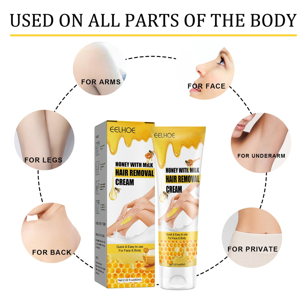 Eelhoe - Honey And Milk Hair Removal Cream