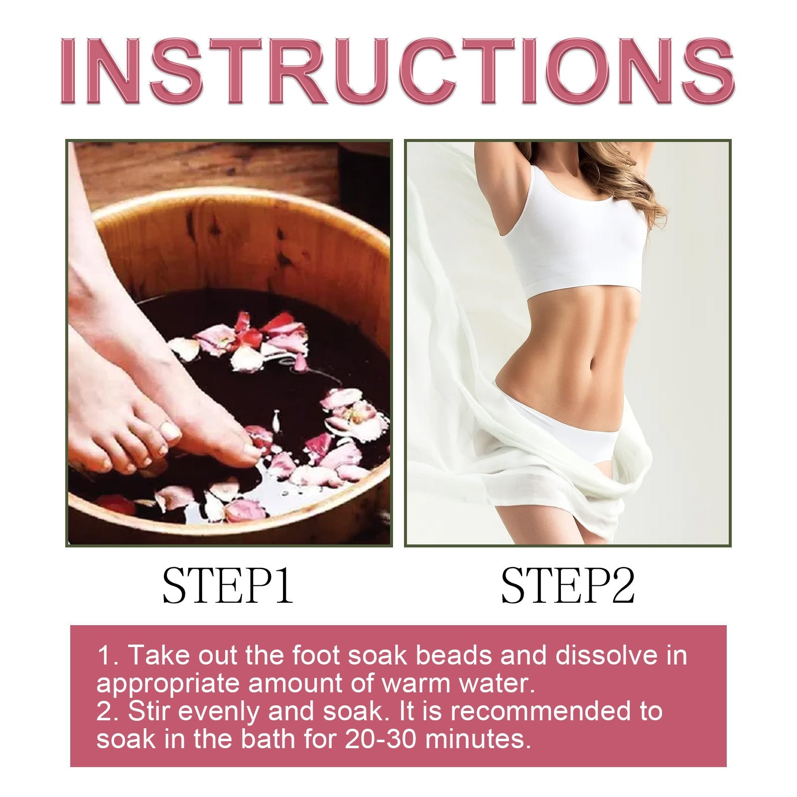 XiMonth - Detox & Shaping Foot Soak Beads