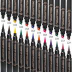 Qibest - Double Headed Wing Stamp + Eye Liner
