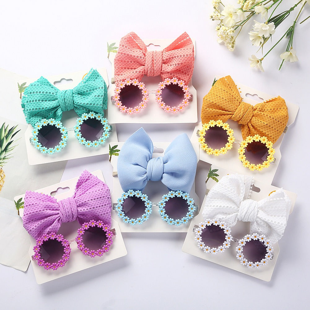 Babygirl -  Fashion Glasses & Baby Headband Set