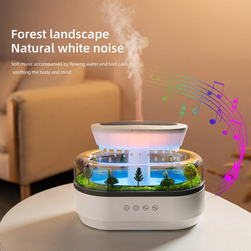Raindrop Forrest - White Noise Humidifier & Aromatherapy Diffuser