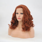 Autumn - Front Lace Bob Short Curly Synthetic Wig