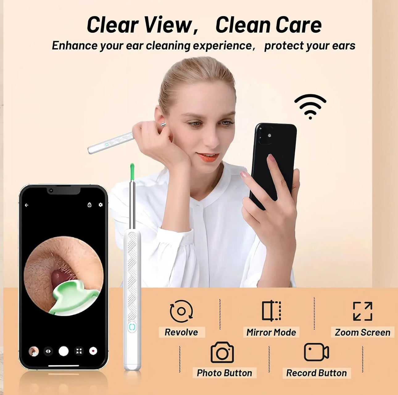ClearScope - Ear Camera & Cleaner