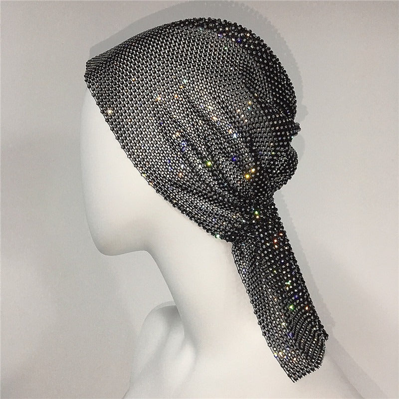 Rhinestone - Mesh Elastic Headband