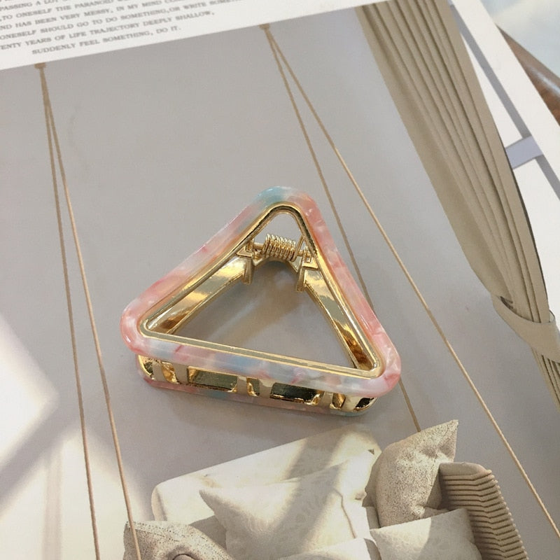 Chic Geometric - Metal Hair Clamps