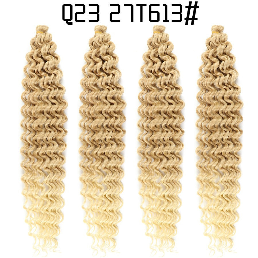 Multi Colored Options - Crochet Hair Deep Wave Latin American Crocher Hair