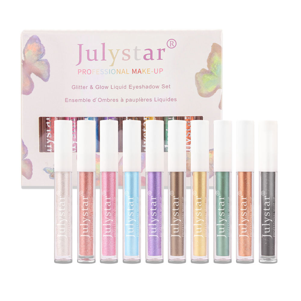 Julystar - Glitter & Glow Liquid Eyeshadow Set
