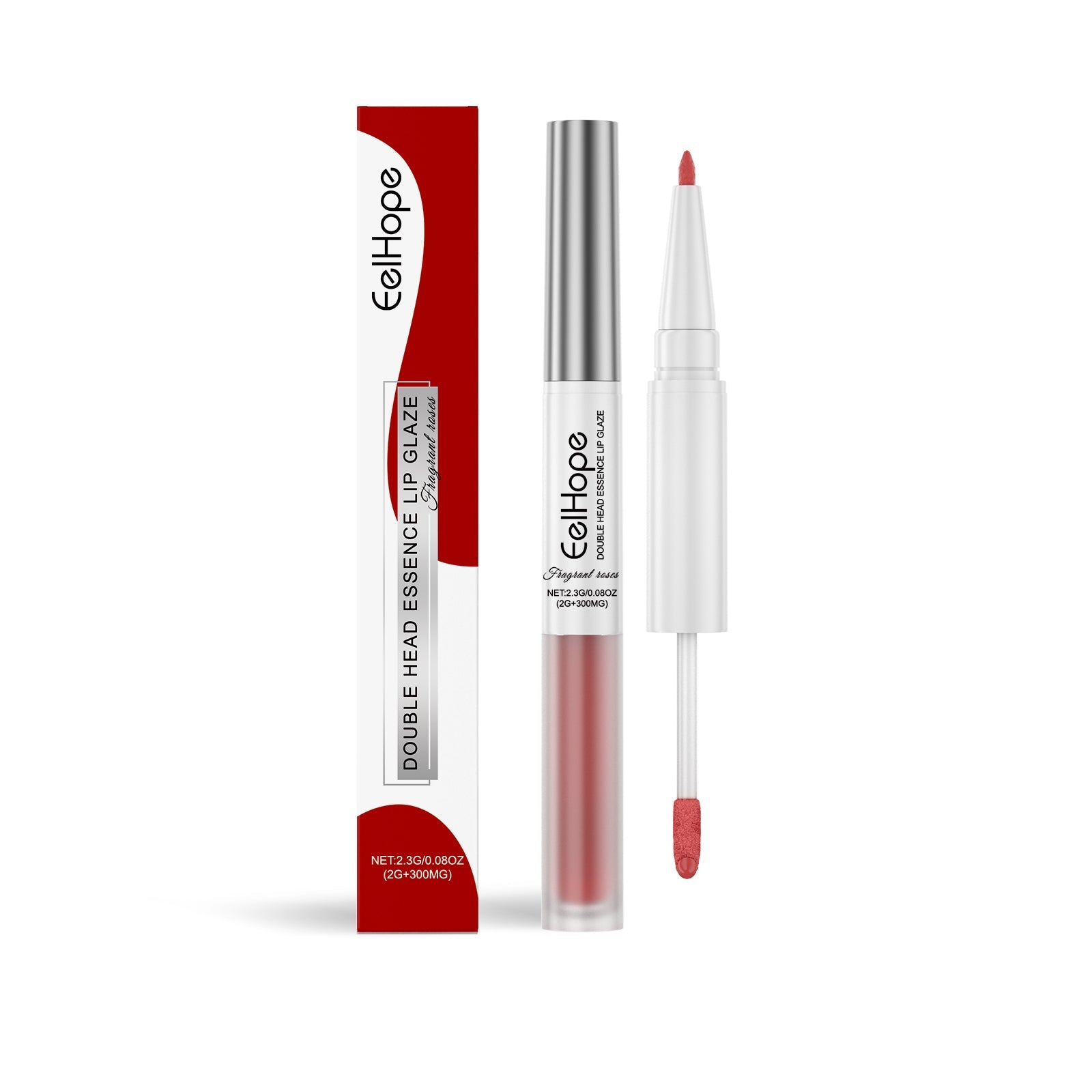 Eelhope - 2 In 1 Double Head Essence Lip Line & Lip Glaze Pen