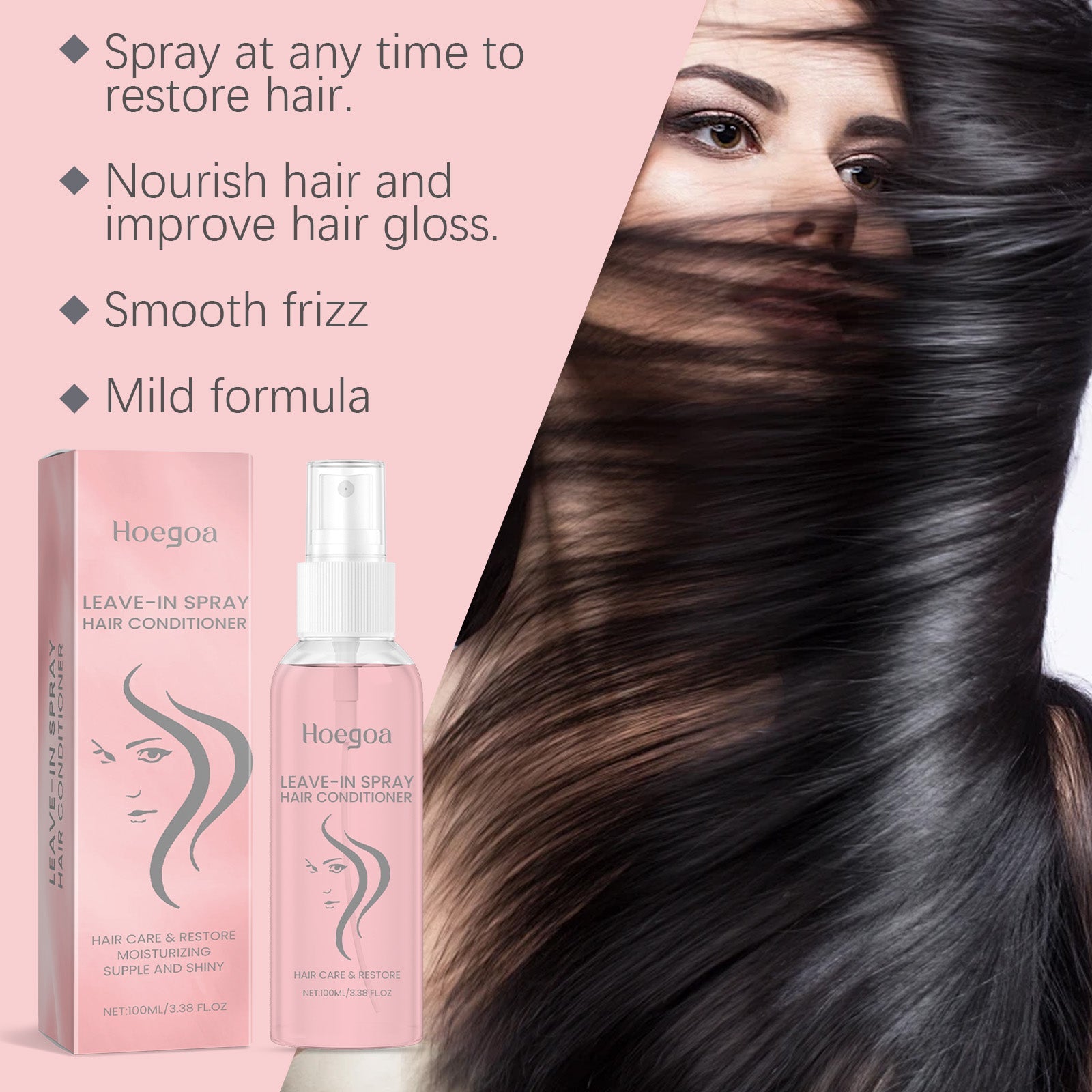 Hoegoa - Leave-In Spray Hair Conditioner