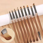 9PCS UV Gel Nail Brush Set