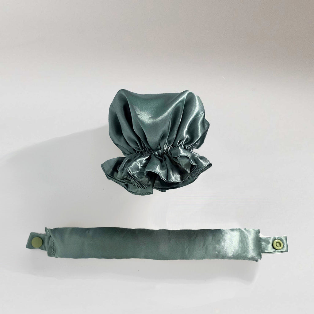 m’Chel Haircare - Satin Heatless Curler + Satin Wrap