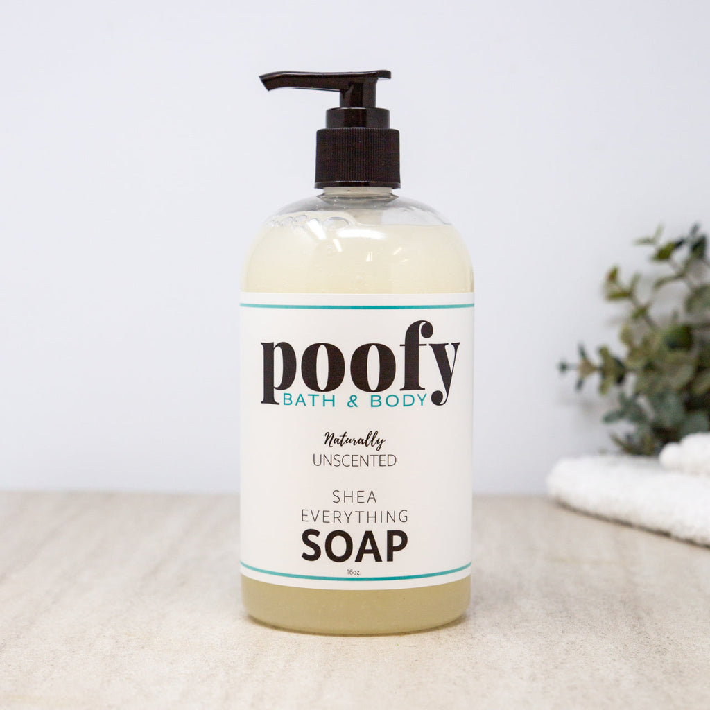 Poofy Organics - Naturally Unscented SHEA Everything Soap
