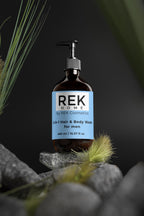 REK Cosmetics - 2-in-1 Hair & Body Wash for men
