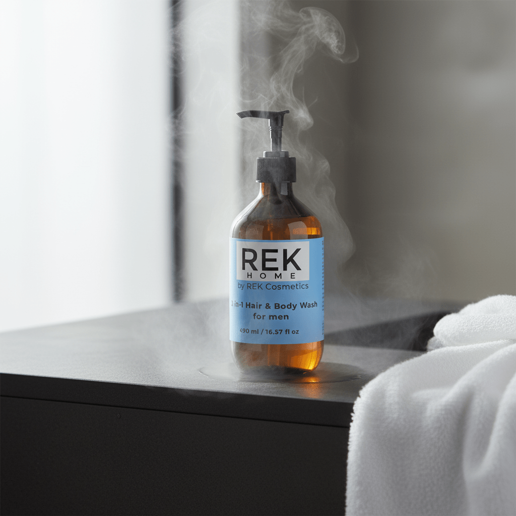 REK Cosmetics - 2-in-1 Hair & Body Wash for men