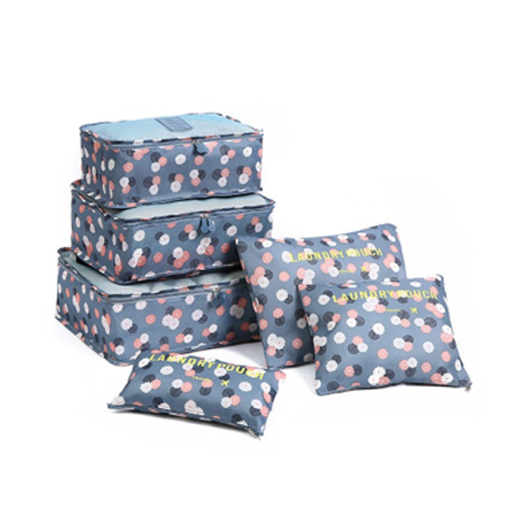 Full Set - Printed Make Up Bags (6 Piece Set)