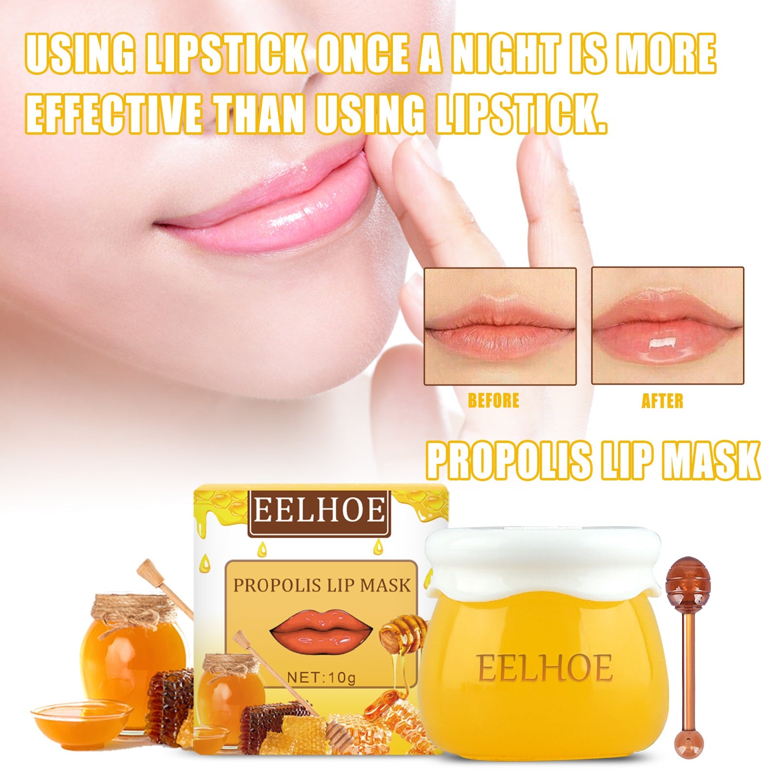 Eelhoe - Strawberry & Honey Lip Mask