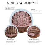 Autumn Ombré- Long Curly Hair 24” Women's Wig Set In The Middle Part Orange Pink