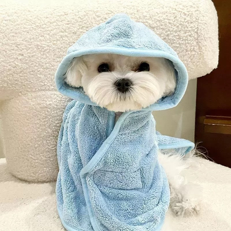 Dog Bathing & Drying Bathrobes