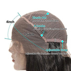 Black - 13x4 Full Frontal Lace, First Tier bob Human Hair Wig 8” - 16”