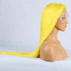 Yellow - Goddess Wig Natural Realistic Chemical Fiber Front Lace 16”-26”
