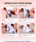 Glue-Free Self-Adhesive False Eyelashes - Spare Glue Strip