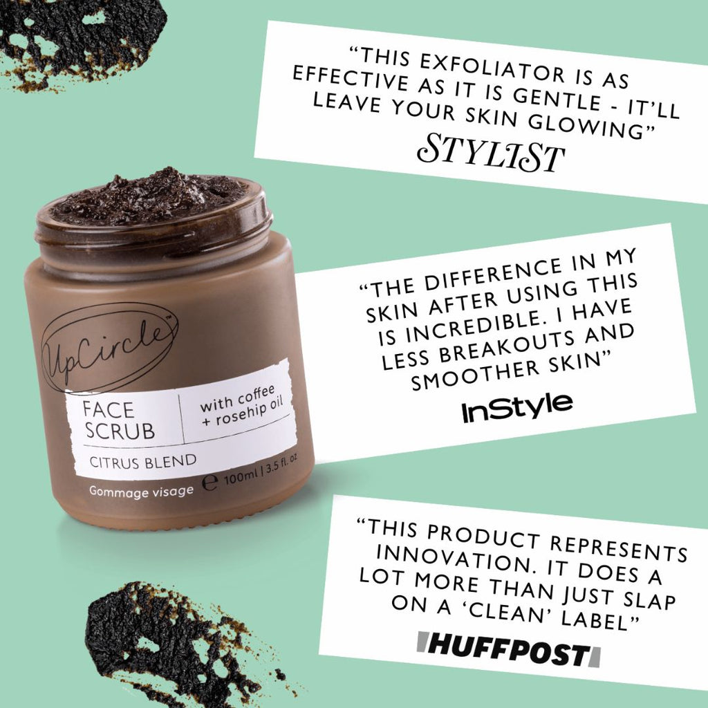 UpCircle - Natural Face Scrub – Citrus Blend for Dry Skin
