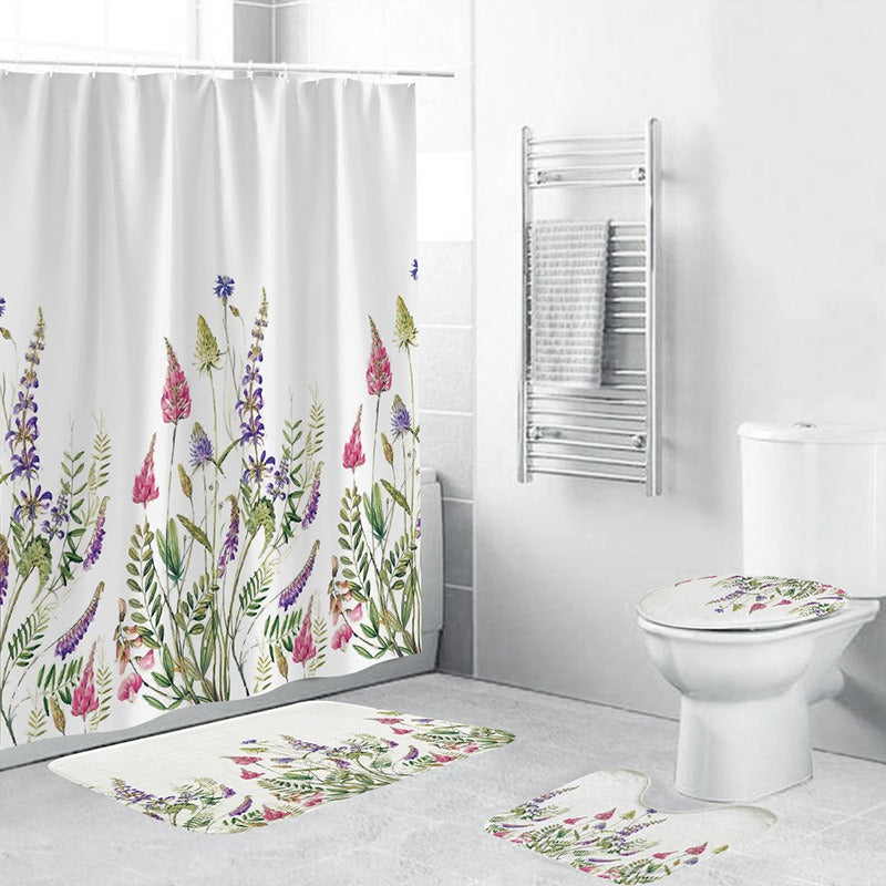 Bohemian Style - 3D Polyester Waterproof and Mold Proof Bathroom Sets