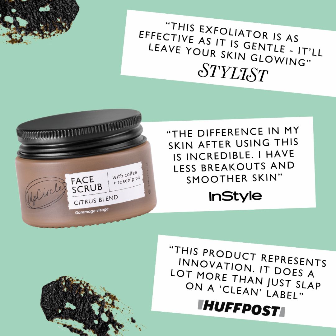 UpCircle - Natural Face Scrub – Citrus Blend – Travel Size