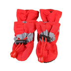 Pet Shoes - 4 Piece Pet Shoes Anti-slip Pet Booties