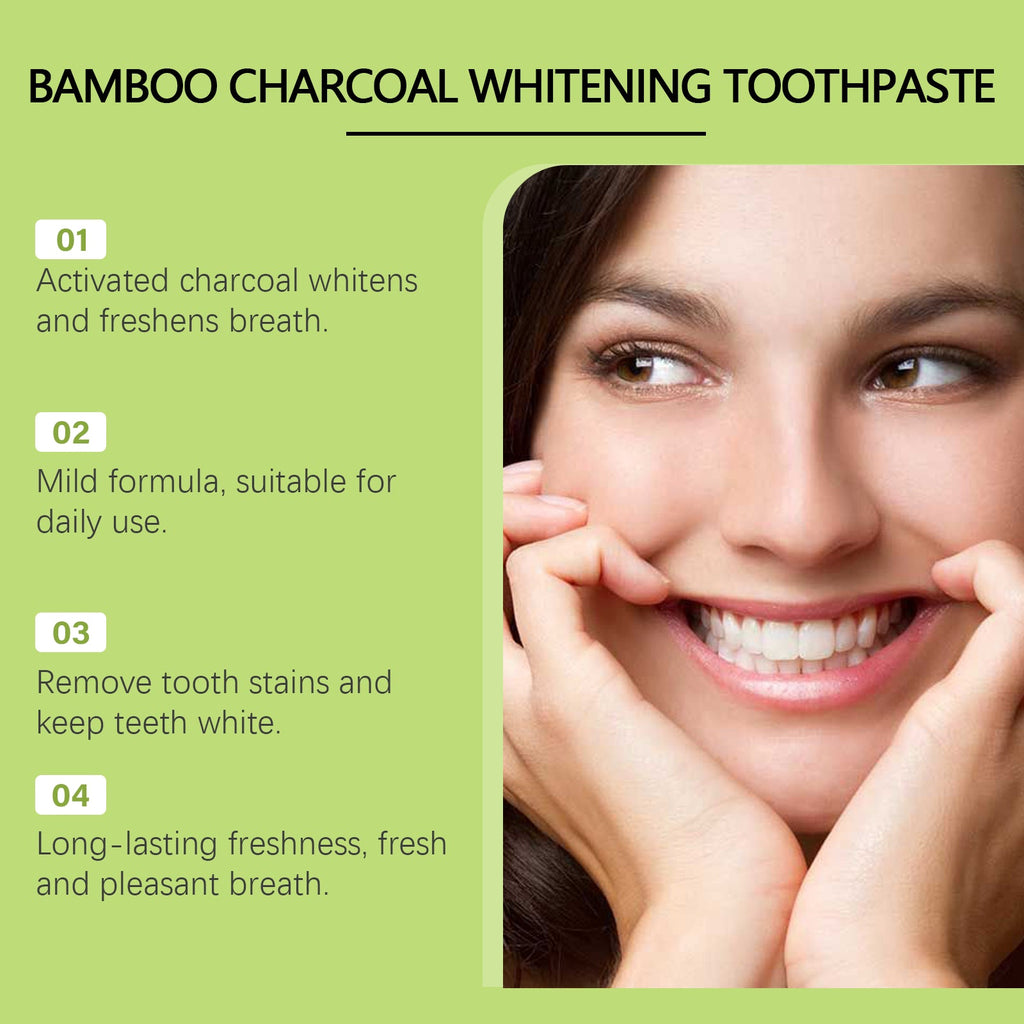 Oralhoe- Activated Bamboo Charcoal Toothpaste
